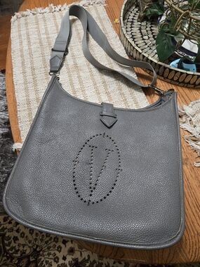 Gray Women's Crossbody Shoulder Bag